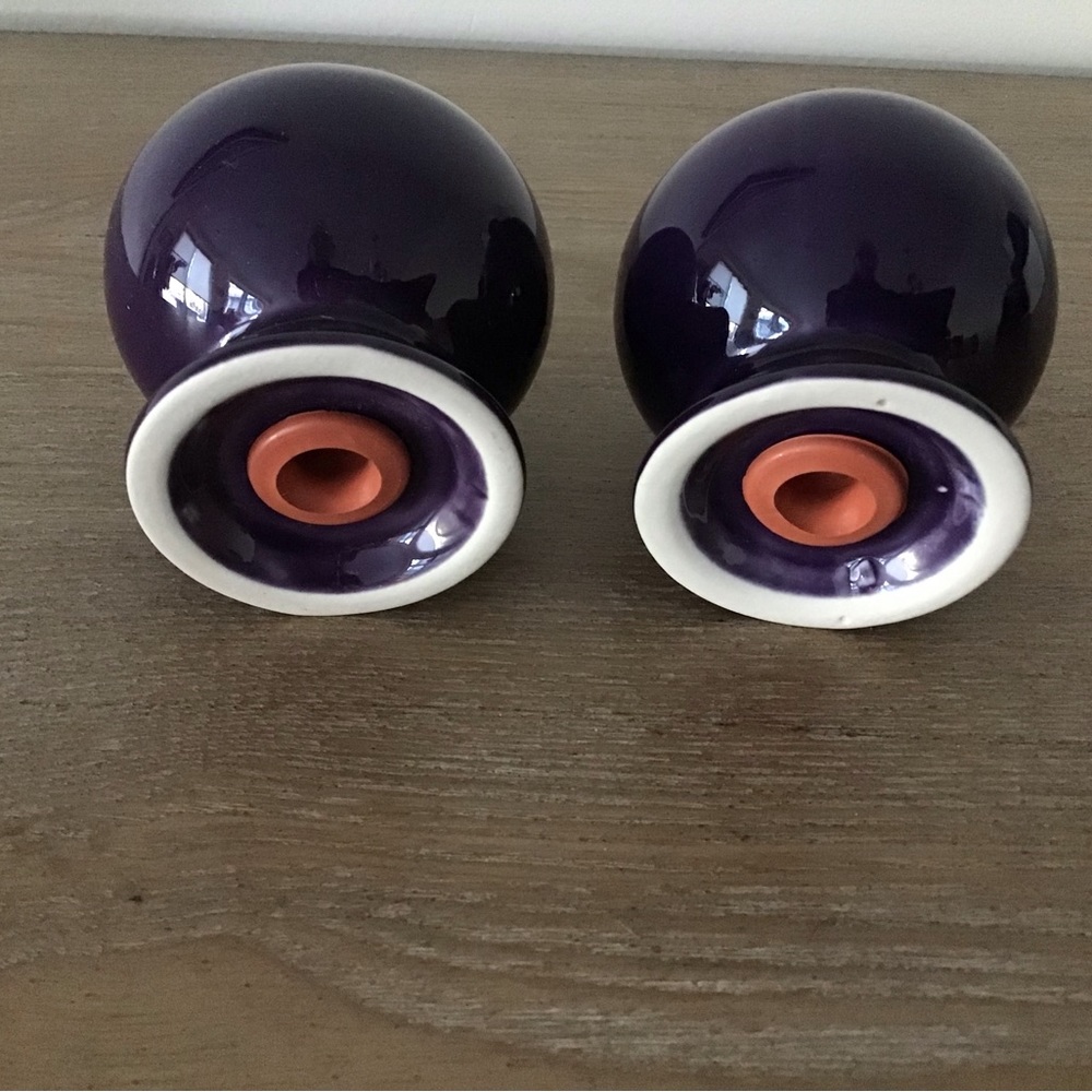 Fiesta Plum Salt & Pepper Shakers - Picture 4 of 7